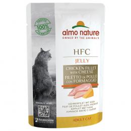 Angebot für Sparpaket Almo Nature HFC Jelly Pouch 24 x 55 g - Hühnerfilet mit Käse - Kategorie Katze / Katzenfutter nass / Almo Nature / Almo Nature HFC.  Lieferzeit: 1-2 Tage -  jetzt kaufen.