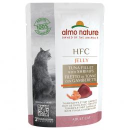 Angebot für Sparpaket Almo Nature HFC Jelly Pouch 24 x 55 g - Thunfischfilet mit Garnelen - Kategorie Katze / Katzenfutter nass / Almo Nature / Almo Nature HFC.  Lieferzeit: 1-2 Tage -  jetzt kaufen.