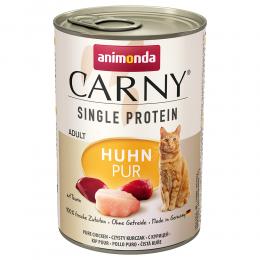 Sparpaket animonda Carny Single Protein Adult 24 x 400 g - Huhn pur
