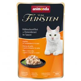 Sparpaket  animonda vom Feinsten Pouch 36 x 50 g - Hühnchenfilet + Entenbrust in Sauce