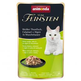 Sparpaket  animonda vom Feinsten Pouch 36 x 50 g - weißer Thunfisch, Calamari + Algen in Muschelsauce