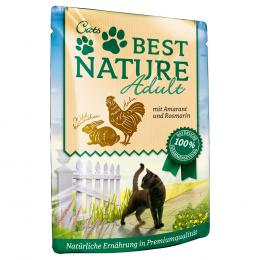Angebot für Sparpaket Best Nature Cat Adult 32 x 85 g - Kaninchen mit Huhn & Amarant - Kategorie Katze / Katzenfutter nass / Best Nature / Pouch.  Lieferzeit: 1-2 Tage -  jetzt kaufen.