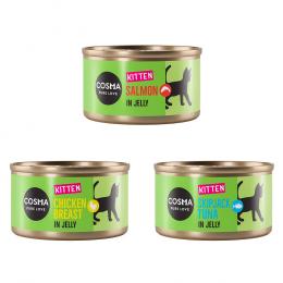 Sparpaket Cosma Original Kitten 24 x 85 g - Mixpaket (3 Sorten)