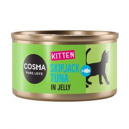 Sparpaket Cosma Original Kitten 24 x 85 g - Skipjack Thunfisch