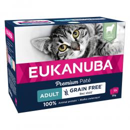 Angebot für Sparpaket Eukanuba Getreidefrei Adult 24 x 85 g - Lamm - Kategorie Katze / Katzenfutter nass / Eukanuba / -.  Lieferzeit: 1-2 Tage -  jetzt kaufen.