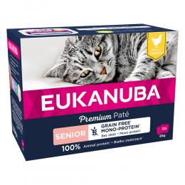 Angebot für Sparpaket Eukanuba Senior Getreidefrei 24 x 85 g - Huhn - Kategorie Katze / Katzenfutter nass / Eukanuba / -.  Lieferzeit: 1-2 Tage -  jetzt kaufen.