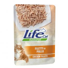 Sparpaket Life Cat Natural Adult 24 x 70 g - Hähnchenfilets