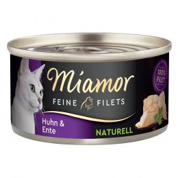 Angebot für Sparpaket Miamor Feine Filets Naturelle 24 x 80 g - Huhn & Ente - Kategorie Katze / Katzenfutter nass / Miamor / Miamor Feine Filets Naturelle.  Lieferzeit: 1-2 Tage -  jetzt kaufen.