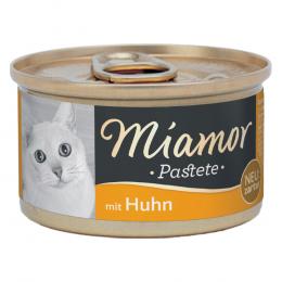 Sparpaket Miamor Pastete 24 x 85 g Katzenfutter - Huhn