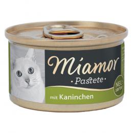 Sparpaket Miamor Pastete 24 x 85 g Katzenfutter - Kaninchen