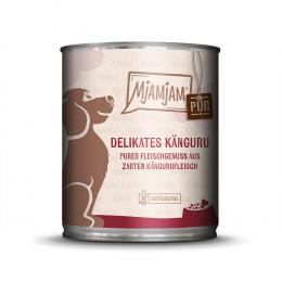 Angebot für Sparpaket MjAMjAM purer Fleischgenuss 12 x 800 g - delikates Känguru pur - Kategorie Hund / Hundefutter nass / Mjamjam / -.  Lieferzeit: 1-2 Tage -  jetzt kaufen.