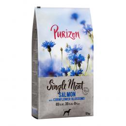 Sparpaket Purizon 2 x 12 kg - Single Meat: Adult Lachs mit Kornblumenblüten