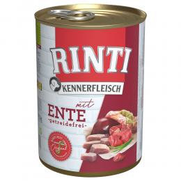Angebot für Sparpaket RINTI Kennerfleisch 24 x 400g - Ente - Kategorie Hund / Hundefutter nass / RINTI / RINTI Kennerfleisch.  Lieferzeit: 1-2 Tage -  jetzt kaufen.