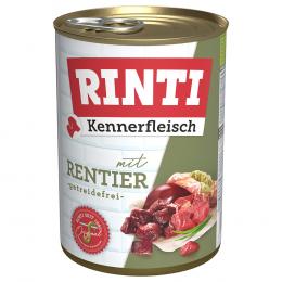 Angebot für Sparpaket RINTI Kennerfleisch 24 x 400g - Rentier - Kategorie Hund / Hundefutter nass / RINTI / RINTI Kennerfleisch.  Lieferzeit: 1-2 Tage -  jetzt kaufen.