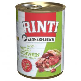 Angebot für Sparpaket RINTI Kennerfleisch 24 x 400g - Wildschwein - Kategorie Hund / Hundefutter nass / RINTI / RINTI Kennerfleisch.  Lieferzeit: 1-2 Tage -  jetzt kaufen.