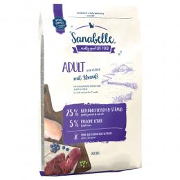 Sparpaket Sanabelle 2 x 10 kg - Adult mit Strauß