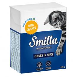 Angebot für Sparpaket Smilla Häppchen 24 x 370 / 380 g - in Soße Huhn (24 x 370 g) - Kategorie Katze / Katzenfutter nass / Smilla / Smilla Tetra Pak.  Lieferzeit: 1-2 Tage -  jetzt kaufen.