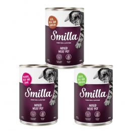 Sparpaket Smilla Multifleischtöpfchen 24 x 400 g - Mixpaket (3 Sorten)