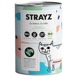 Angebot für Sparpaket STRAYZ BIO Katze 24 x 400 g - Bio-Lachs & Bio-Brokkoli - Kategorie Katze / Katzenfutter nass / STRAYZ / -.  Lieferzeit: 1-2 Tage -  jetzt kaufen.