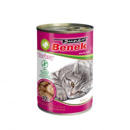 Sparpaket Super Benek Getreidefrei Chunks 20 x 415 g - Truthahn in Sauce