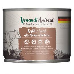 Angebot für Sparpaket Venandi Animal Monoprotein 24 x 200 g - Kalb - Kategorie Katze / Katzenfutter nass / Venandi Animal / Adult.  Lieferzeit: 1-2 Tage -  jetzt kaufen.
