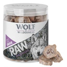 Angebot für Sparpaket Wolf of Wilderness - RAW Snacks (gefriergetrocknet) - Entenhälse 4 x 90 g - Kategorie Hund / Hundesnacks / Wolf of Wilderness / Gefriergetrocknete RAW Snacks.  Lieferzeit: 1-2 Tage -  jetzt kaufen.