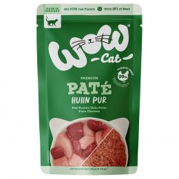 Sparpaket WOW Cat Adult 24 x 125 g - Huhn Pur