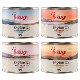 Angebot für Sparpakete Purizon Organic 24 x 200 g - Mixpaket 4 Sorten - Kategorie Katze / Katzenfutter nass / Purizon / Sparpakete.  Lieferzeit: 1-2 Tage -  jetzt kaufen.