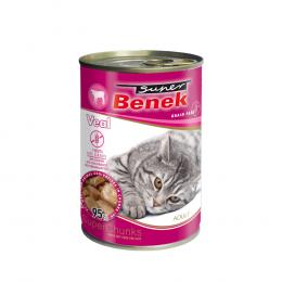 Super Benek Getreidefrei Chunks 10 x 415 g - Kalb in Sauce