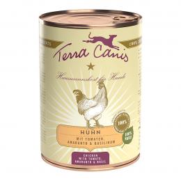 Terra Canis CLASSIC – Huhn mit Tomate, Amaranth und Basilikum 6x400g