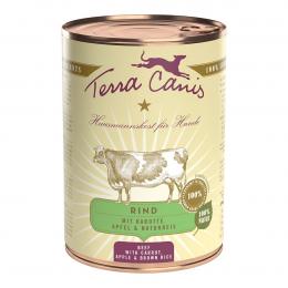 Terra Canis CLASSIC - Rind mit Karotte, Apfel und Naturreis 12x400g