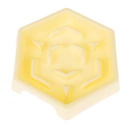 TIAKI Slow Feeder Yellow Hexagon - 450 ml