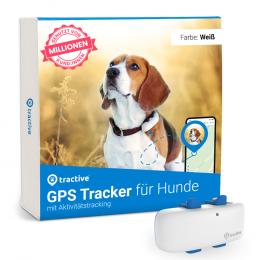 Tractive GPS Tracker für Hunde - weiß