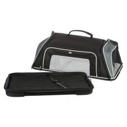 Trixie Airline Tragetasche Boarding - schwarz/grau, L 55 x B 23 x H 40 cm