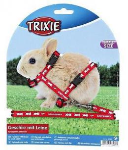 Trixie Geschirr Mit Blei Für Kleine Kaninchen 20-33 Cm