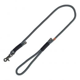 TRIXIE Soft Rope Leine - S–XL: 1,00 m/ø 10 mm, schwarz/grau