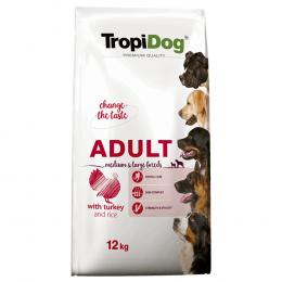 Tropidog Premium Adult Medium & Large Truthahn & Reis - 12 kg