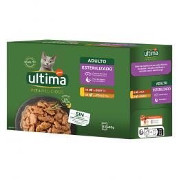 Angebot für Ultima Cat Fit & Delicious 12 x 85 g - Huhn & Rind - Kategorie Katze / Katzenfutter nass / Ultima / -.  Lieferzeit: 1-2 Tage -  jetzt kaufen.