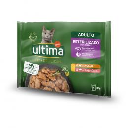 Angebot für Ultima Cat Sterilized 48 x 85 g - Huhn und Lachs - Kategorie Katze / Katzenfutter nass / Ultima / -.  Lieferzeit: 1-2 Tage -  jetzt kaufen.