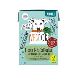 VEGDOG Adult Erbsen & Haferflocken im Tetra Pak 10x200g