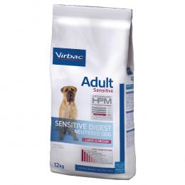 Virbac Veterinary HPM Adult Sensitive Neutered Dog Large & Medium - Sparpaket: 2 x 12 kg