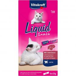 Vitakraft LiquidSnack Leberwurst+Biotin 6 Stk