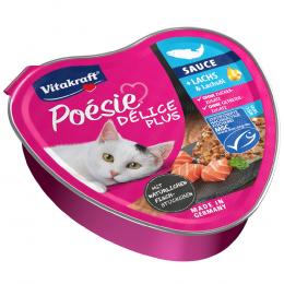 Vitakraft Poésie Délice Plus 15 x 85 g - Lachs