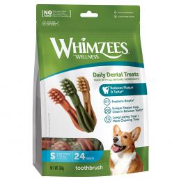 Whimzees by Wellness Toothbrush - Größe S: für kleine Hunde (7-12 kg, 24 Stück)