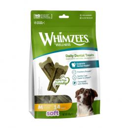 Whimzees by Wellness zum Sonderpreis! - Soft Snacks Größe M: für mittelgroße Hunde (12-18 kg, 14 Stück)