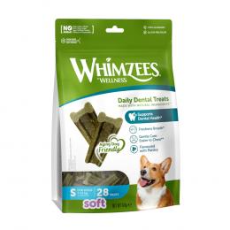 Whimzees by Wellness zum Sonderpreis! - Soft Snacks Größe S: für kleine Hunde (7-12 kg, 28 Stück)