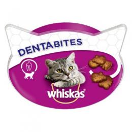Whiskas Dentabites - Sparpaket mit Huhn (8 x 40 g)