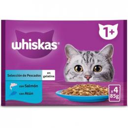 Whiskas Nassfutter-Auswahl An Fisch Für Katzen 4X85 Gr