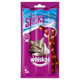 Angebot für Whiskas Sticks 14 x 36 g - Reich an Lachs - Kategorie Katze / Katzensnacks / Whiskas / Sticks.  Lieferzeit: 1-2 Tage -  jetzt kaufen.