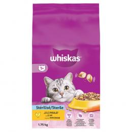 Whiskas Trockenfutter für Katzen zum Sonderpreis! - 1+ Sterile Huhn 1,75 kg